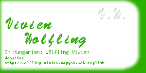 vivien wolfling business card